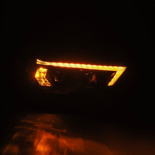 AlphaRex 14-20 Toyota 4Runner MK II PRO-Series Halogen Projector Headlights Alpha-Black OffRoadUSA.com