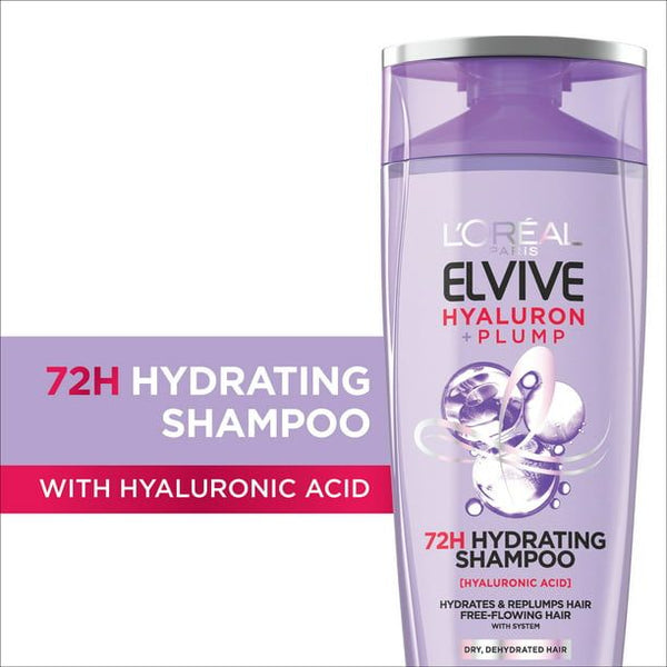 L'Oreal Paris Elvive Hyaluron + Plump; Hydrating Shampoo; for Dry Hair; 13.5 fl oz EasyOptionXY LLC