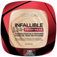 L'Oreal Paris Infallible Up to 24H Fresh Wear Foundation in a Powder; True Beige; 0.31 fl. oz EasyOptionXY LLC