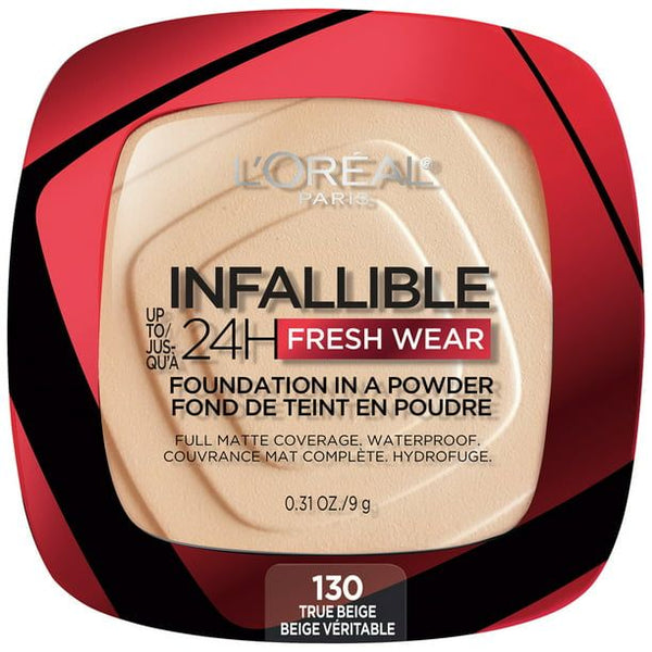 L'Oreal Paris Infallible Up to 24H Fresh Wear Foundation in a Powder; True Beige; 0.31 fl. oz EasyOptionXY LLC