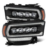 AlphaRex 19-24 Ram 2500/3500/4500/5500 NOVA-Series LED Projector Headlights Black OffRoadUSA.com