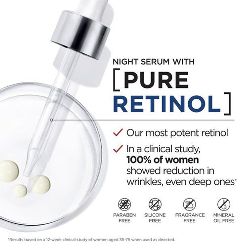 L'Oreal Paris Revitalift Pure Retinol Night Face Serum; 1 fl oz EasyOptionXY LLC