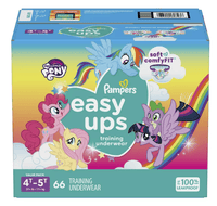 Pampers Easy Ups Female Training Underwear, 4T-5T, 66 Count EasyOptionXY LLC