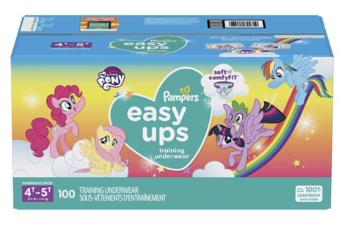 Pampers Easy Ups Training Pants, Girls, Size 4T-5T, 100 Ct EasyOptionXY LLC
