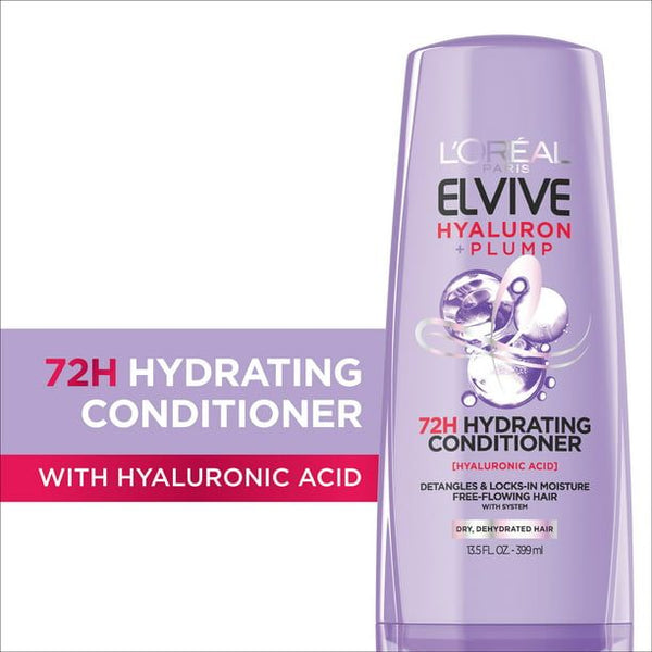 L'Oreal Paris Elvive Hyaluron + Plump; Hydrating Conditioner; for Dry Hair; 13.5 fl oz EasyOptionXY LLC