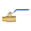 3/4" FIP x 3/4" MIP Brass Full Port Ball Valve (Lead Free)
