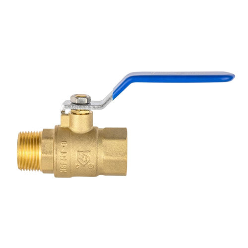 10 Pcs 3/4" FIP x 3/4" MIP Brass Full Port Ball Valve (Lead Free)