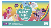 Pampers Easy Ups Training Underwear Girls Size 6 4T-5T, 104 Count EasyOptionXY LLC