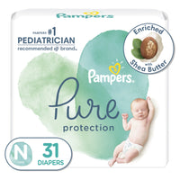 Pampers Pure Protection Natural Diapers Size Newborn, 31 Count EasyOptionXY LLC