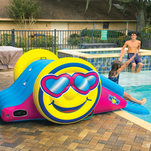 WOW Sports Fun Inflatable Water Slide with Sprinklers for In-Ground Pools Jupiter Gear
