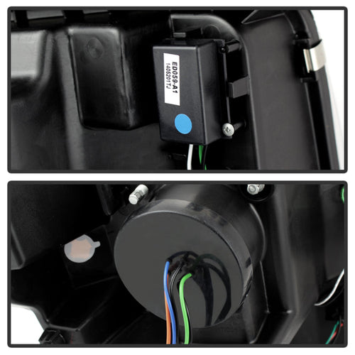 Spyder Ford F150 13-14 Projector Factory Xenon Model- Light Bar DRL Chrm PRO-YD-FF15013-LBDRL-HID-C OffRoadUSA.com