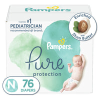 Pampers Pure Protection Natural Diapers Size Newborn, 76 Count EasyOptionXY LLC