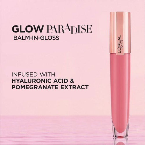 L'Oreal Paris Glow Paradise Lip Balm-in-Gloss with Pomegranate Extract; Feathery Fleur; 0.23 fl oz EasyOptionXY LLC