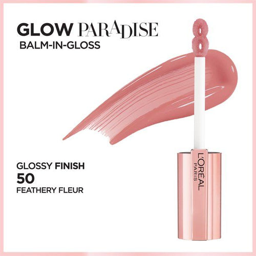 L'Oreal Paris Glow Paradise Lip Balm-in-Gloss with Pomegranate Extract; Feathery Fleur; 0.23 fl oz EasyOptionXY LLC