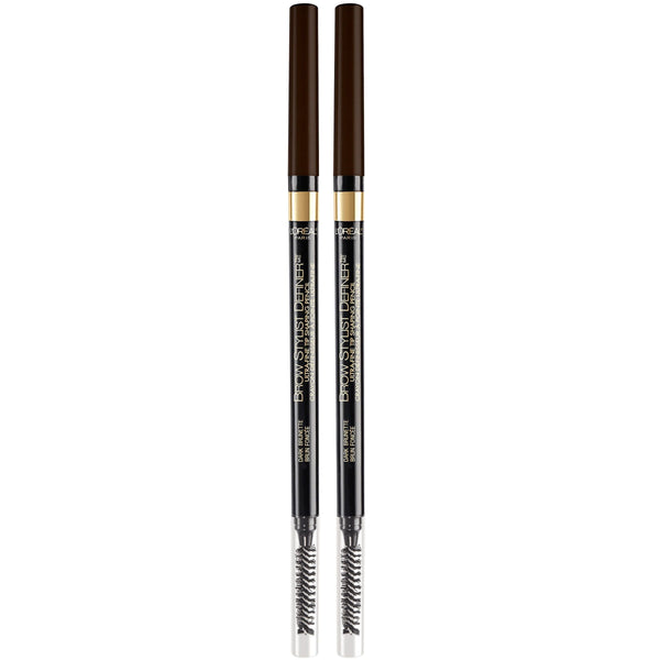 L'Oreal Paris Brow Stylist Definer Waterproof Eyebrow Mechanical Pencil; Dark Brunette; 0.01 fl oz EasyOptionXY LLC