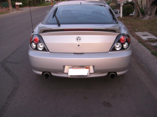 Spyder Hyundai Tiburon 03-05 Euro Style Tail Lights Black ALT-YD-HYT03-BK OffRoadUSA.com