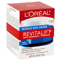 L'Oreal Paris Revitalift Night Cream Anti Wrinkle and Firming, 2.55 fl oz EasyOptionXY LLC