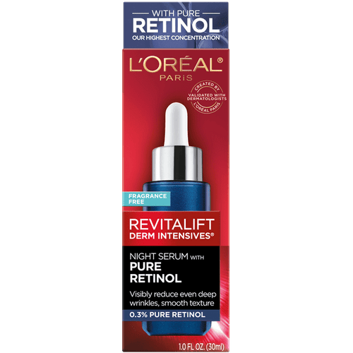L'Oreal Paris Revitalift Night Serum with Pure Retinol Serum, 1 fl oz EasyOptionXY LLC