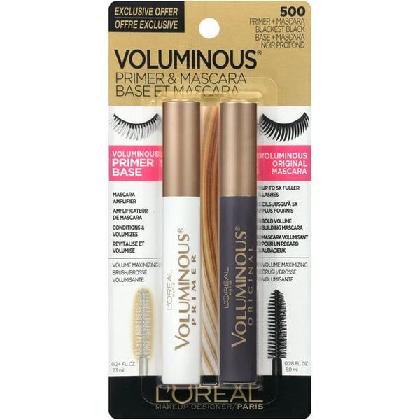 L'Oreal Paris Voluminous Primer Base Mascara, Blackest Black EasyOptionXY LLC