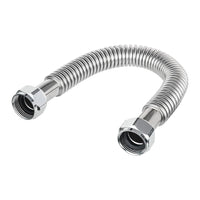3/4" FIP x 3/4" FIP x 24" SS Corrugated Hose