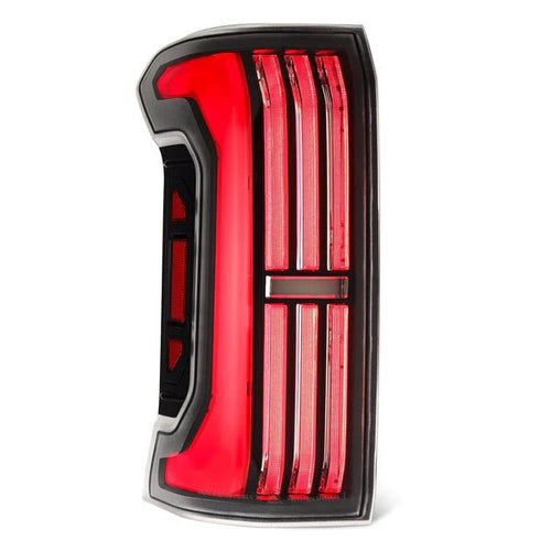 AlphaRex 24+ Toyota Tacoma NOVA-Series Prismatic LED Tail Lights Black-Red OffRoadUSA.com