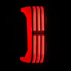 AlphaRex 24+ Toyota Tacoma NOVA-Series Prismatic LED Tail Lights Black-Red OffRoadUSA.com