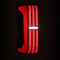 AlphaRex 24+ Toyota Tacoma NOVA-Series Prismatic LED Tail Lights Black-Red OffRoadUSA.com