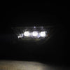 AlphaRex 2024+ Toyota Tacoma / 25+ 4Runner NOVA-Series LED Projector Headlights Alpha-Black OffRoadUSA.com