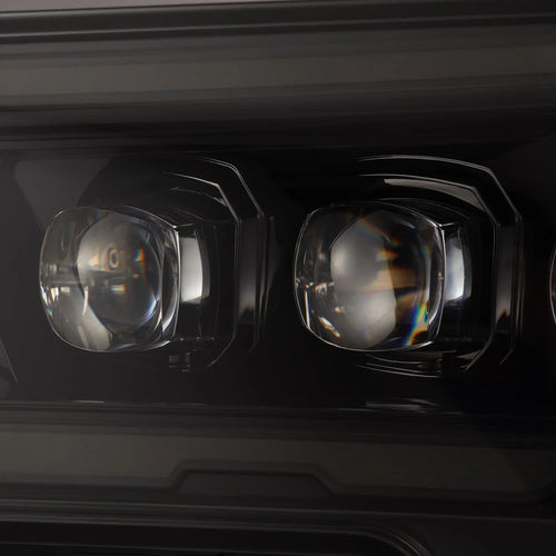 AlphaRex 2024+ Toyota Tacoma / 25+ 4Runner NOVA-Series LED Projector Headlights Alpha-Black OffRoadUSA.com