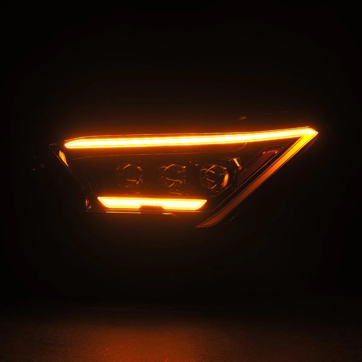 AlphaRex 24-25 Toyota Tacoma / 25-up 4Runner NOVA-Series LED Projector Headlights Black