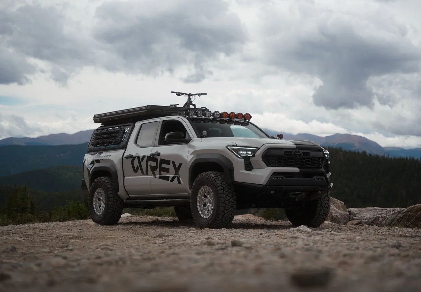 AlphaRex 24-25 Toyota Tacoma / 25-up 4Runner NOVA-Series LED Projector Headlights Black