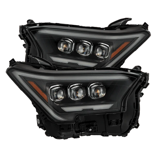 AlphaRex 24-25 Toyota Tacoma / 25-up 4Runner NOVA-Series LED Projector Headlights Black OffRoadUSA.com