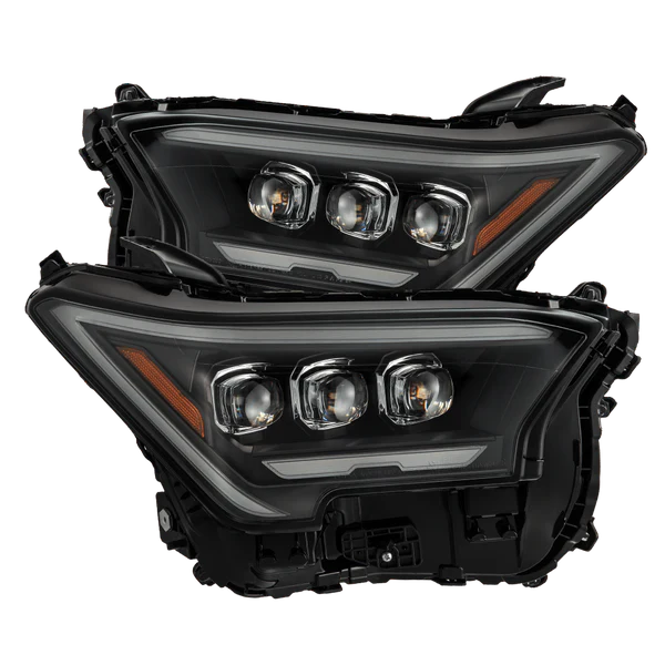 AlphaRex 24-25 Toyota Tacoma / 25-up 4Runner NOVA-Series LED Projector Headlights Black OffRoadUSA.com
