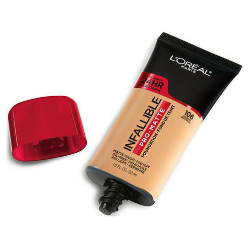 L'Oreal Paris Infallible Pro-Matte Liquid Foundation Makeup, 106 Sun Beige, 1 oz EasyOptionXY LLC