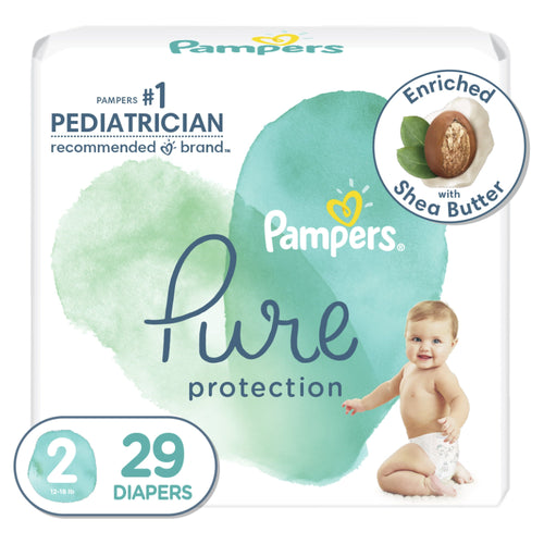 Pampers Pure Protection Natural Diapers Size 2, 29 Count EasyOptionXY LLC
