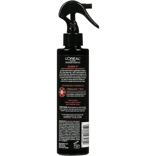 L'Oreal Paris SLEEK IT Iron Straight Hairspray, 5.7 fl oz EasyOptionXY LLC