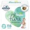 Pampers Pure Protection Natural Diapers Size 2, 116 Count EasyOptionXY LLC