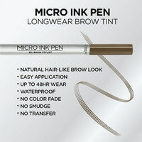 L'Oreal Paris Brow Stylist Up to 48HR Wear Micro Ink Pen, Brunette EasyOptionXY LLC