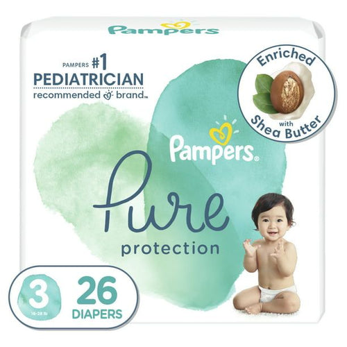 Pampers Pure Protection Natural Diapers Size 3, 26 Count EasyOptionXY LLC