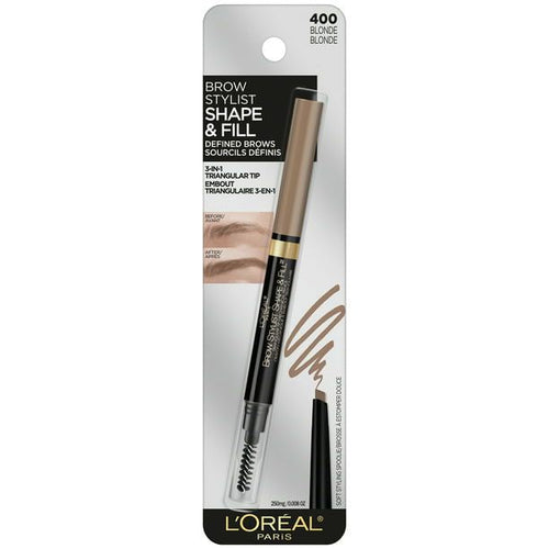 L'Oreal Paris Stylist Shape and Fill Mechanical Eyebrow Pencil, Blonde EasyOptionXY LLC