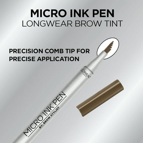 L'Oreal Paris Brow Stylist Up to 48HR Wear Micro Ink Pen, Brunette EasyOptionXY LLC