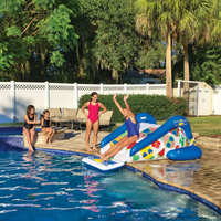 WOW Sports Fruit Fun Soaker Sprinkler Inflatable Slide for In-Ground Pools Jupiter Gear