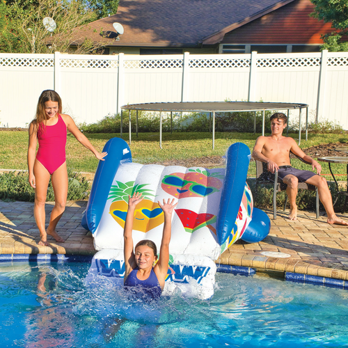 WOW Sports Fruit Fun Soaker Sprinkler Inflatable Slide for In-Ground Pools Jupiter Gear