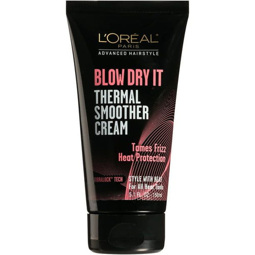 L'Oreal Paris Blow Dry It Heat Thermal Smoother Cream Tames Frizz Heat protection, 5.1 fl oz EasyOptionXY LLC