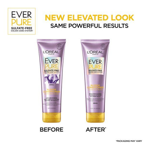L'Oreal EverPure Sulfate Free Color Care System Blonde Conditioner, Iris, 8.5 fl oz EasyOptionXY LLC