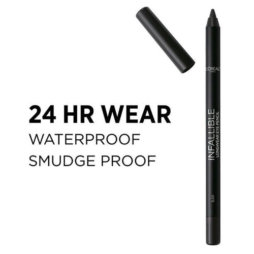 L'Oreal Paris Infallible Pro Last Waterproof Pencil Eyeliner, Black EasyOptionXY LLC