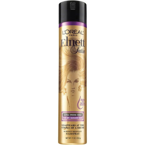 L'Oreal Paris Elnett Satin Precious Oil Hairspray for Dry, Damaged Hair, 11 oz EasyOptionXY LLC