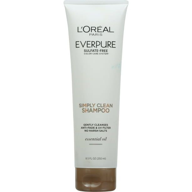 L'Oreal Paris EverPure Simply Clean Shampoo with Essential Oil Sulfates, 8.5 fl oz EasyOptionXY LLC