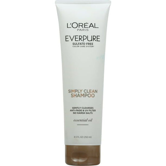 L'Oreal Paris EverPure Simply Clean Shampoo with Essential Oil Sulfates, 8.5 fl oz EasyOptionXY LLC