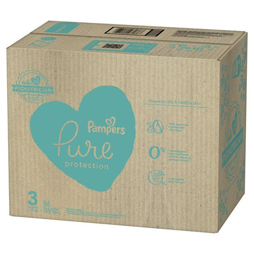 Pampers Pure Protection Natural Diapers Size 3, 168 Count EasyOptionXY LLC